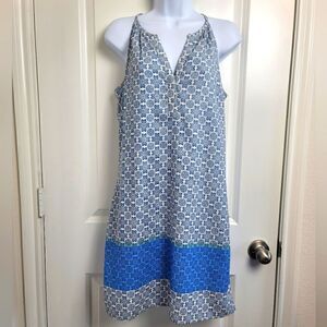 SKIES ARE BLUE Geometric Pattern Dress